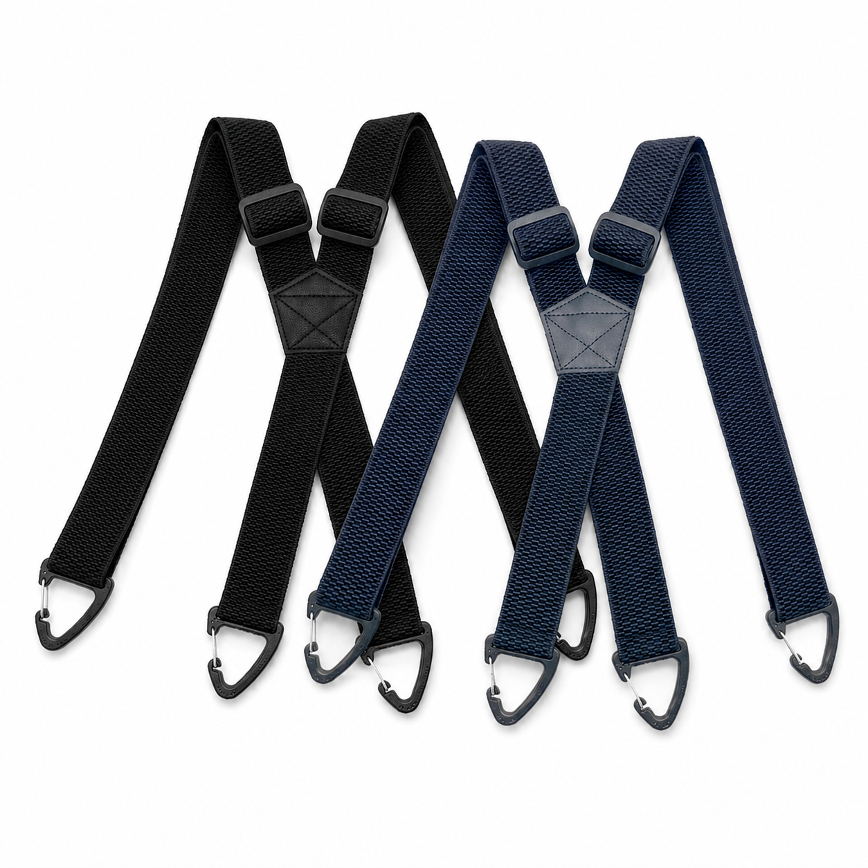 Men's 4-Clip X-Shaped Elastic Suspenders