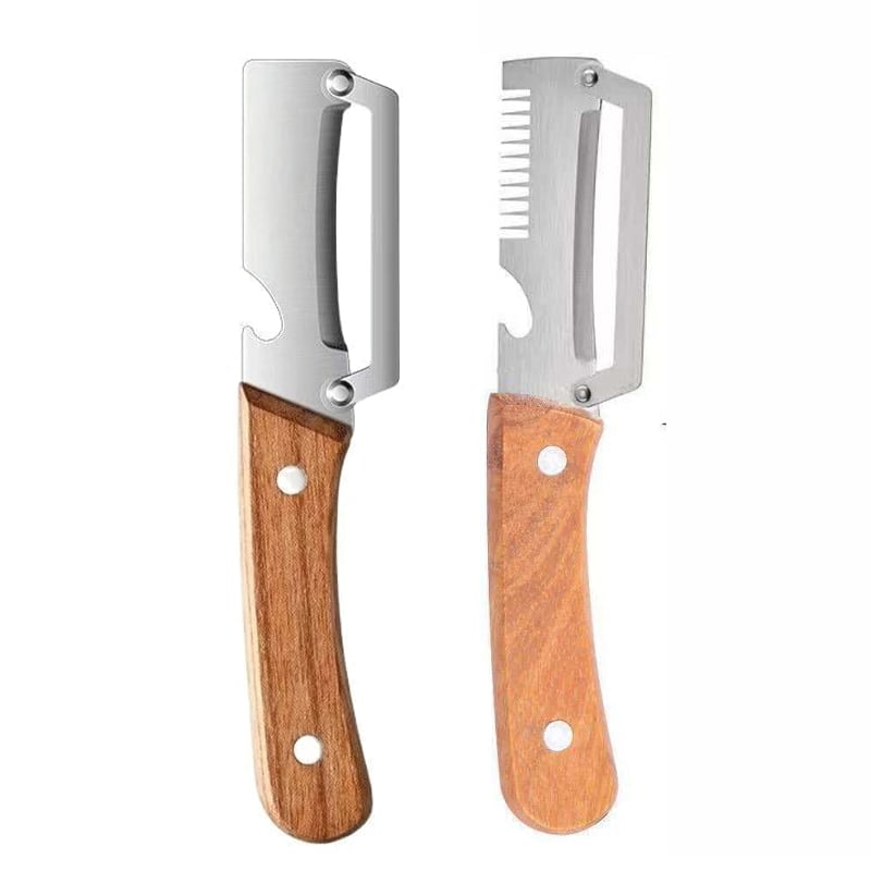 Kitchen Multi-Function Stainless Steel Peeler Knife