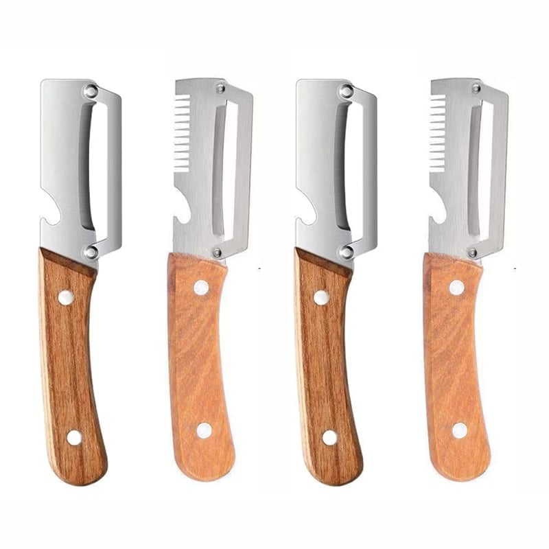 Kitchen Multi-Function Stainless Steel Peeler Knife