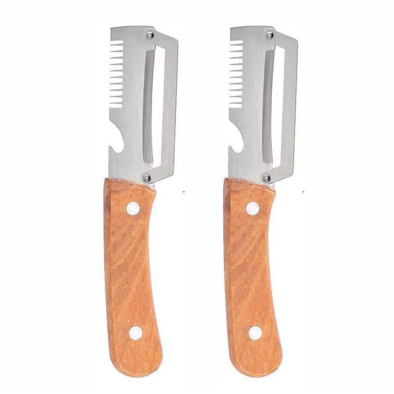 Kitchen Multi-Function Stainless Steel Peeler Knife