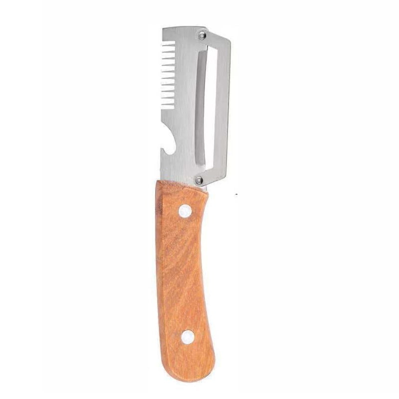 Kitchen Multi-Function Stainless Steel Peeler Knife