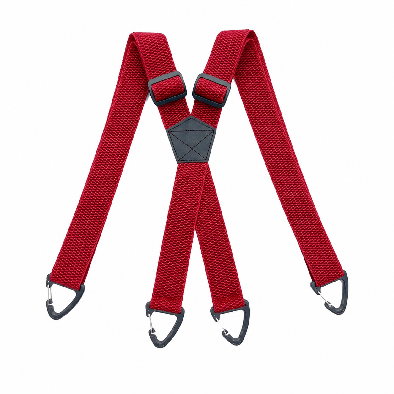 Men's 4-Clip X-Shaped Elastic Suspenders