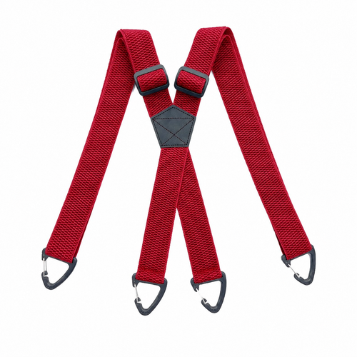 Men's 4-Clip X-Shaped Elastic Suspenders